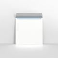 435 - White Blue Opaque Self Seal Business Envelopes - Business Envelopes