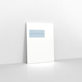 516POR - White Blue Opaque Self Seal Business Envelopes - Business Envelopes