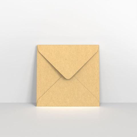 Recycled Kraft Fleck V Flap Envelopes