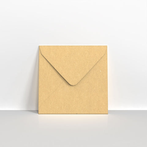 Recycled Kraft Fleck V Flap Envelopes