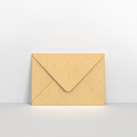 Recycled Kraft Fleck V Flap Envelopes