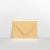 Recycled Kraft Fleck V Flap Envelopes