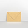 Recycled Kraft Fleck V Flap Envelopes