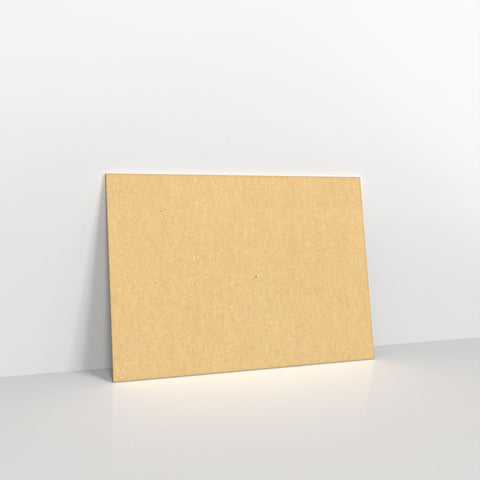 Recycled Kraft Fleck V Flap Envelopes