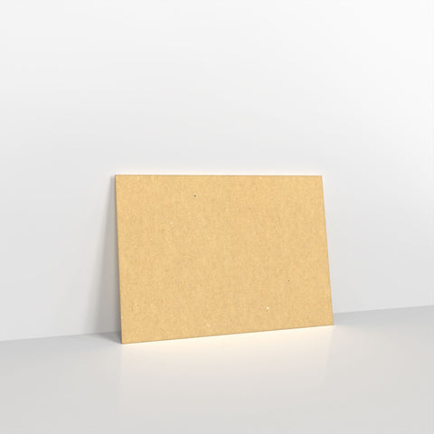 Recycled Kraft Fleck V Flap Envelopes