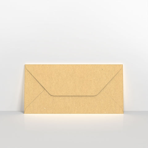 Recycled Kraft Fleck V Flap Envelopes