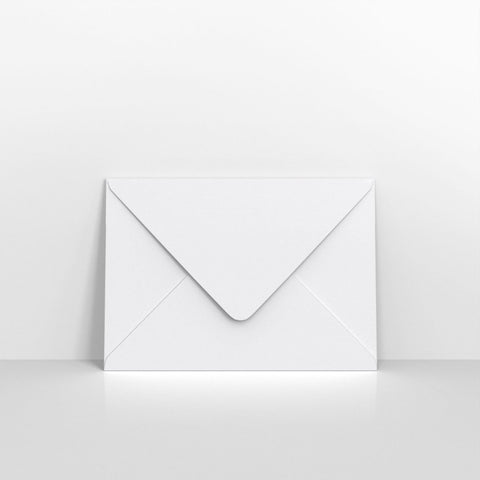 C03176 - White Coloured V Flap Envelopes - Greeting Card Envelopes