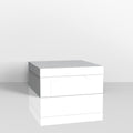 LU300300150WB - White Cardboard Boxes - Cardboard Boxes