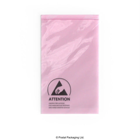 ST - PAB152254 - Anti Static Pink Conductive ESD Bag - Anti Static Bags