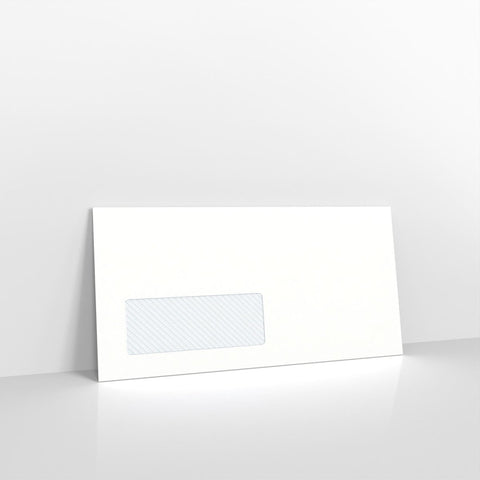 236 - White Blue Opaque Self Seal Business Envelopes - Business Envelopes