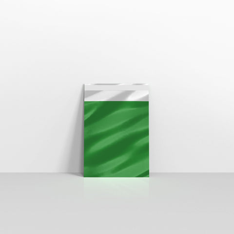 Green Metallic Finish Foil Envelopes