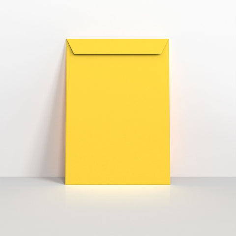 Mid Yellow Coloured Peel and Seal Envelopes