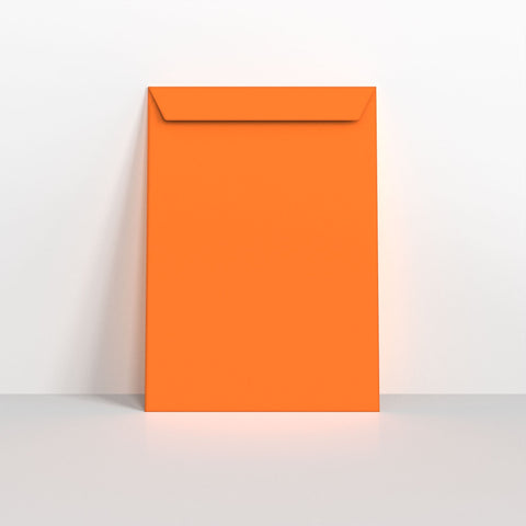 Orange Coloured Peel and Seal Envelopes