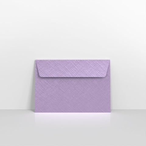 CEBC6L - Lilac Textured Envelopes - Textured Envelopes