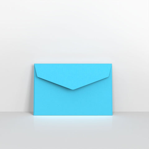 CEV62BU - Blue Coloured Peel and Seal V Flap Envelopes - Coloured Peel and Seal Envelope