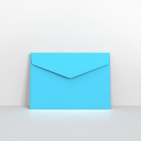 CEVC5BU - Blue Coloured Peel and Seal V Flap Envelopes - Coloured Peel and Seal Envelope