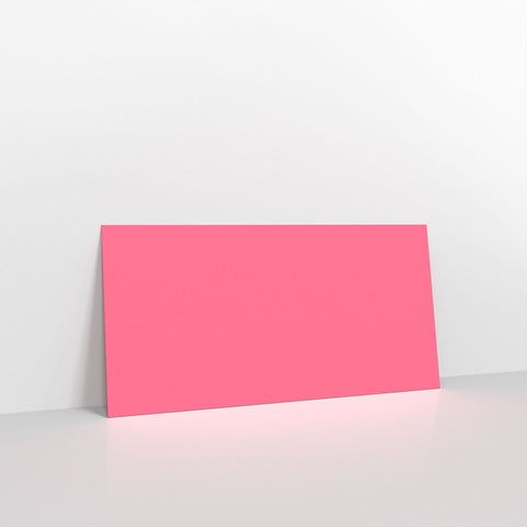 GCC7BP - Bright Pink Coloured Gummed V Flap Envelopes - Greeting Card Envelopes