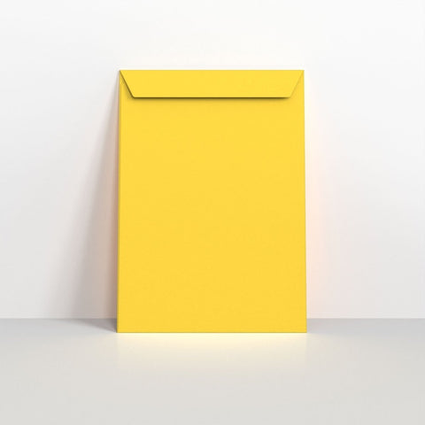 LCC4MY - Mid Yellow Coloured Peel and Seal Envelopes - Coloured Peel and Seal Envelope