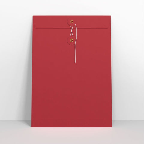 SW324R - Red String & Washer Envelopes - String and Washer Envelopes